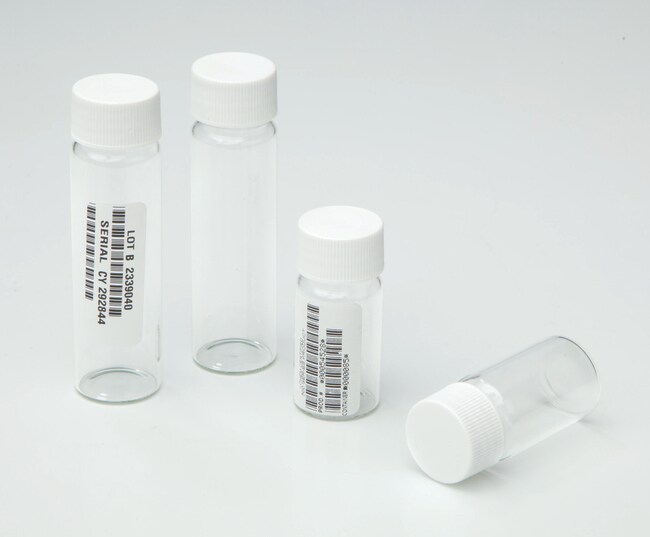 带封盖的 I-Chem&trade; 透明 VOA 玻璃样品瓶